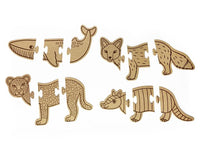 Puzzles de animales de América Latina - Tortukita