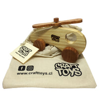 Helicóptero CraftToys Natural - Tortukita
