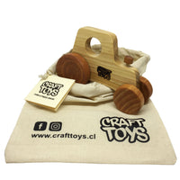 Tractor CraftToys Natural - Tortukita