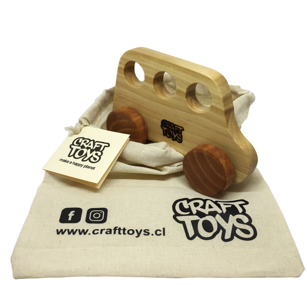 Bus CraftToys Natural - Tortukita